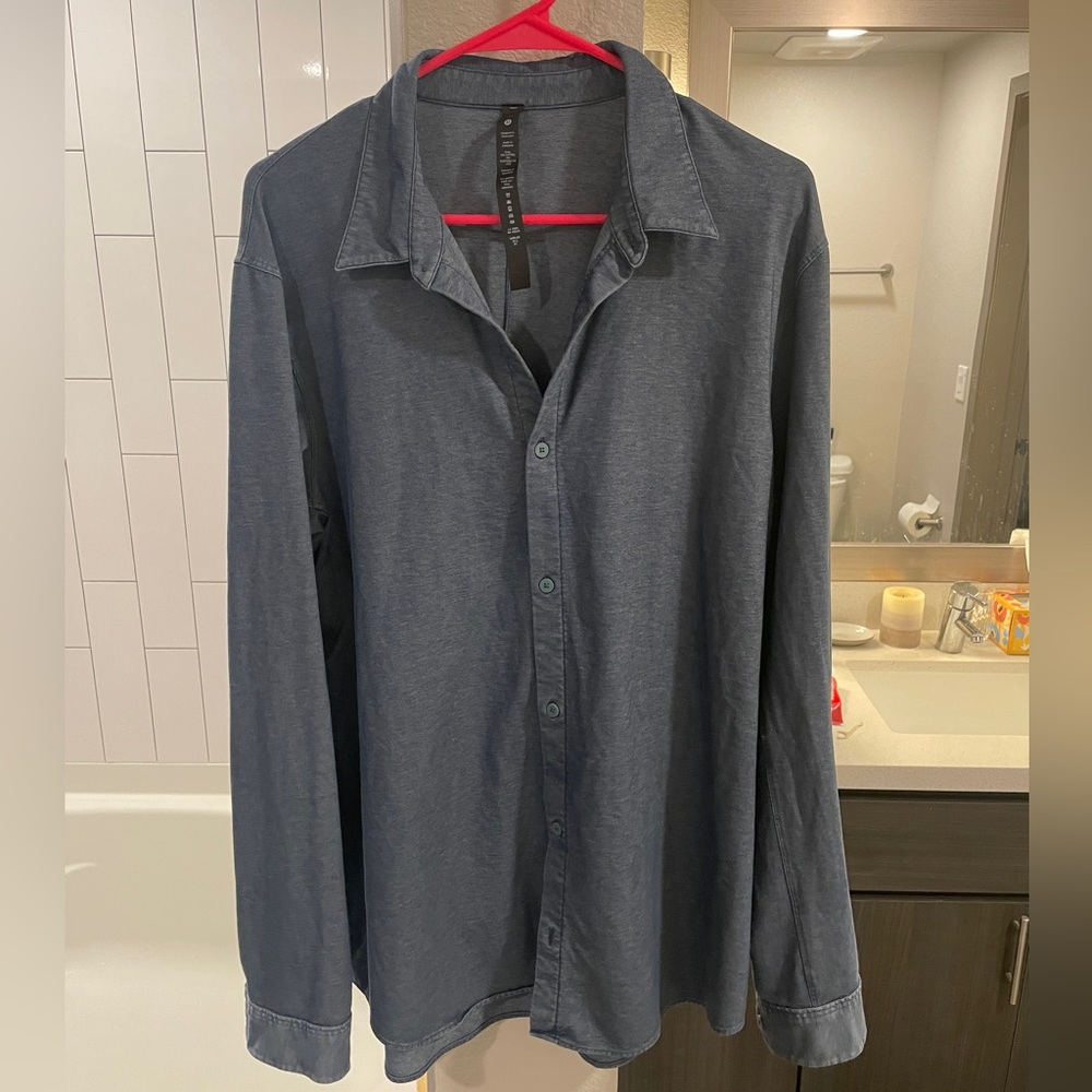 Lululemon Men's Casual Commission Long-Sleeve Shirt - Men's XL